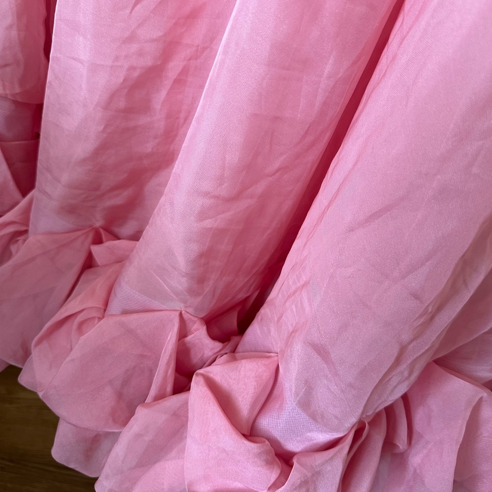 Chic Pink Ruffle Dress - Picture 4 of 4